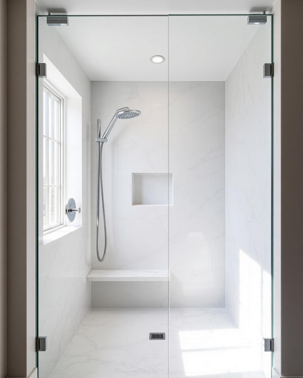 Bathroom Upgrade Ideas — Walk-In Shower Plumbing example